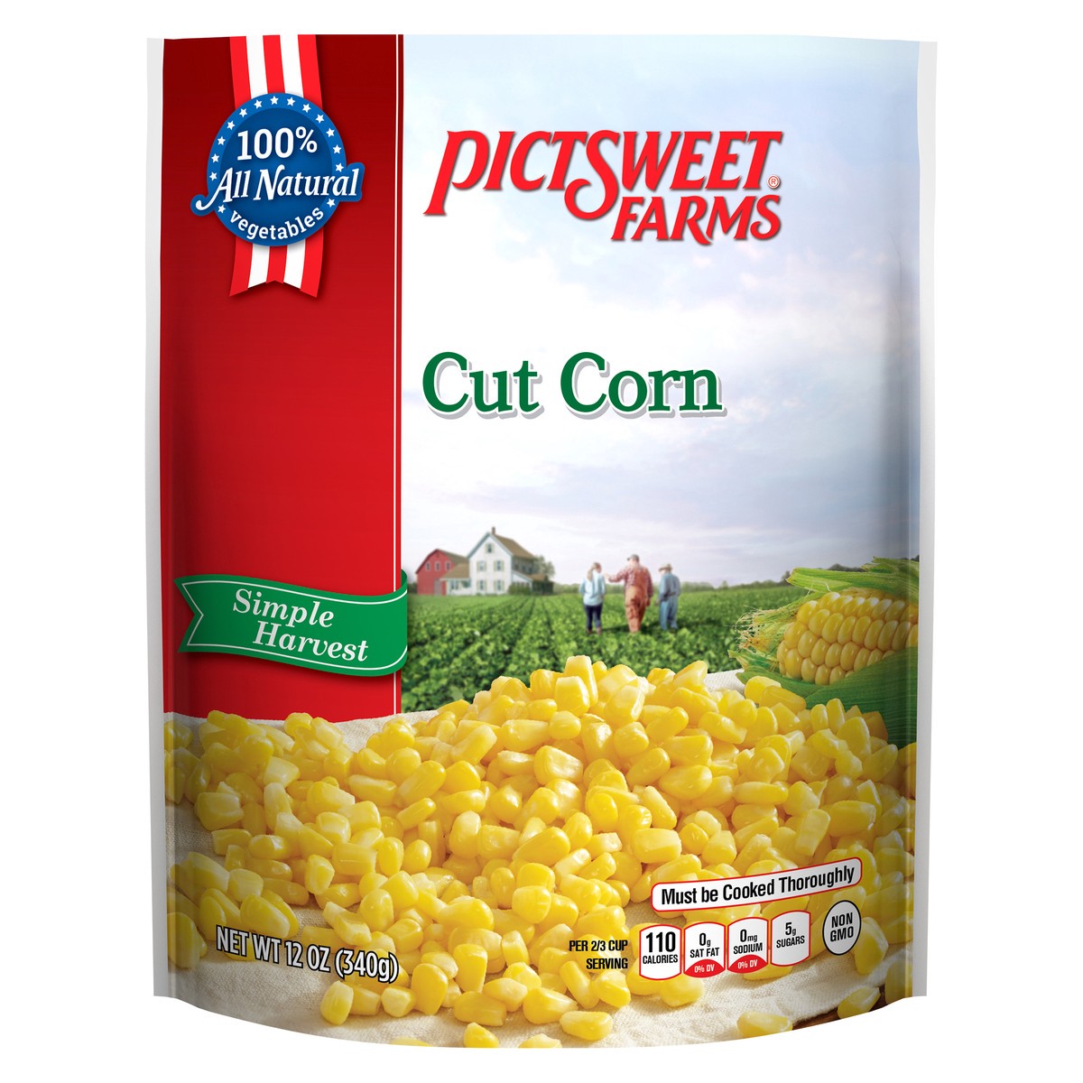 slide 2 of 3, PictSweet Corn, 12 oz