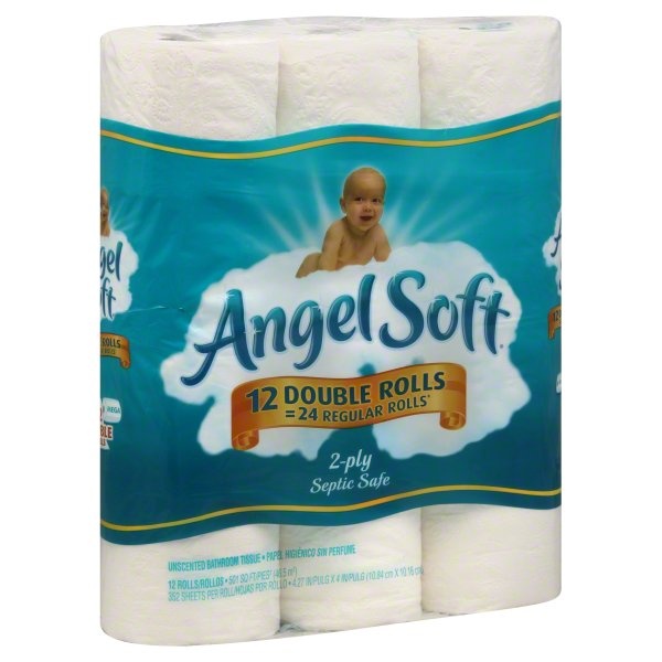 slide 1 of 1, Angel Soft 12 Double Roll, 1 ct