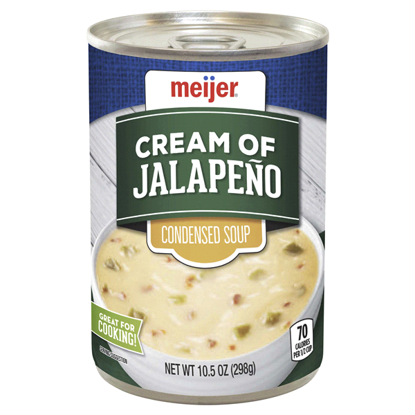 slide 1 of 1, Meijer Cream of Jalapeno Condensed Soup, 10.5 oz