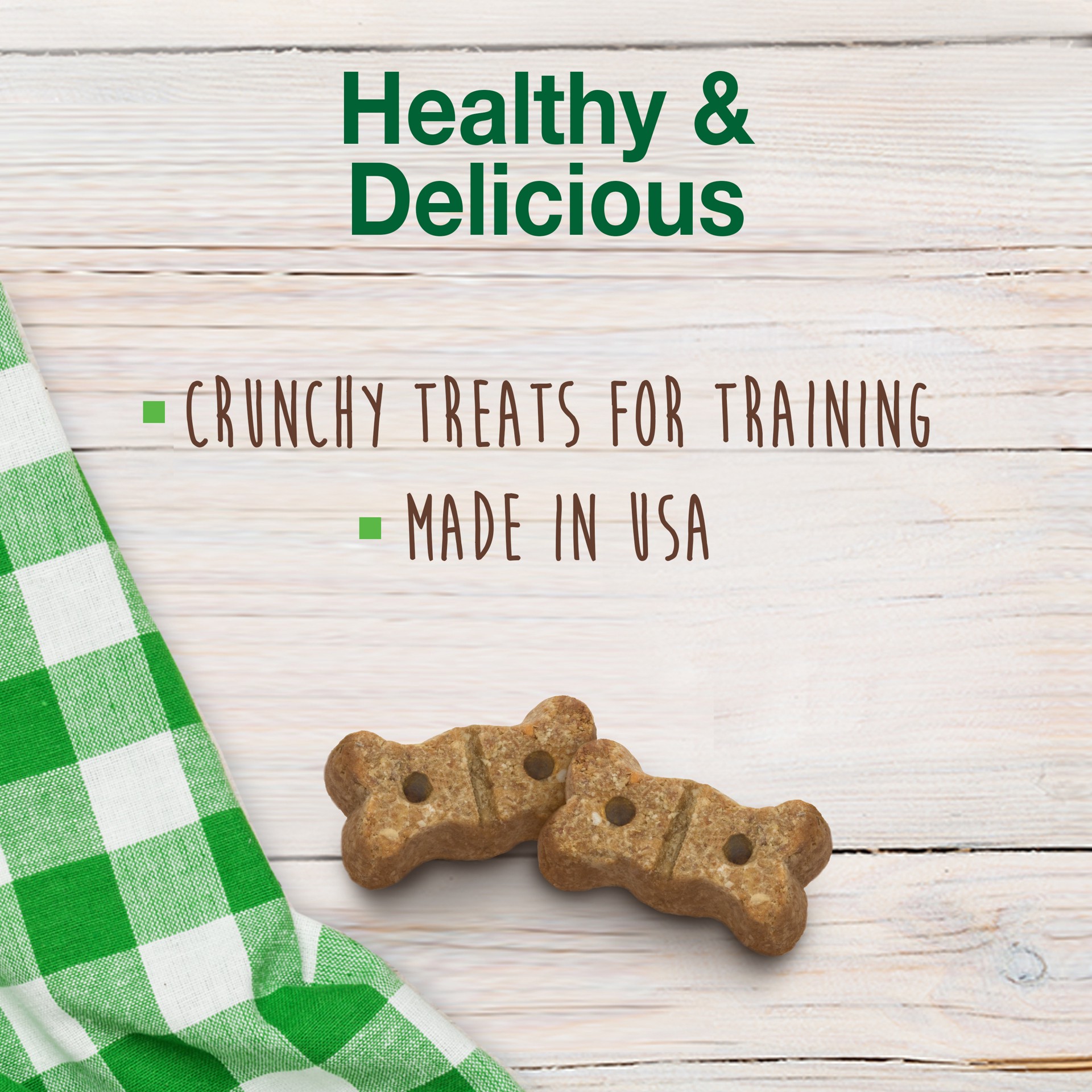 slide 4 of 10, Nylabone Healthy Edibles Biscuits Grain Free Dog Treats Peanut Butter & Apple 12 Ounce, 12 oz