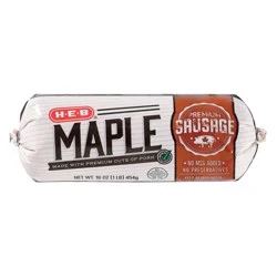 H-E-B Fresh Maple Pork Sausage