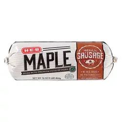 H-E-B Fresh Maple Pork Sausage