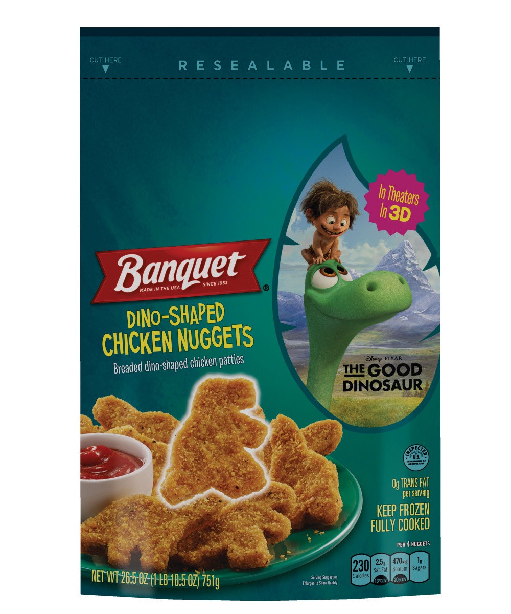 slide 1 of 1, BANQUET Chicken Nuggets Made With Drum and Thigh Meat, 26.5 oz., 26.5 oz