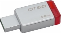 slide 1 of 1, Kingston 3.0 Datatraveler 50 32Gb Usb Flash Drive - Red, 32 gb