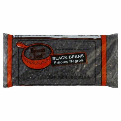 slide 1 of 1, Brown's Best Black Beans, 16 oz