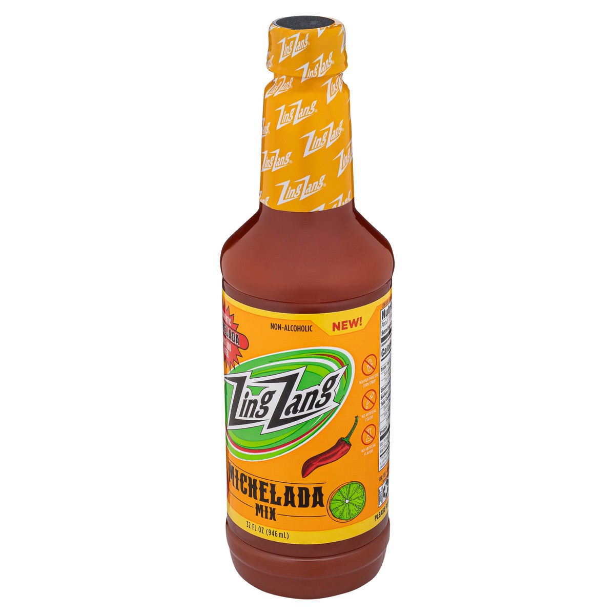 slide 11 of 13, Zing Zang Michelada Mix, Non-Alcoholic Cocktail Mixer- 32 fl oz, 32 fl oz