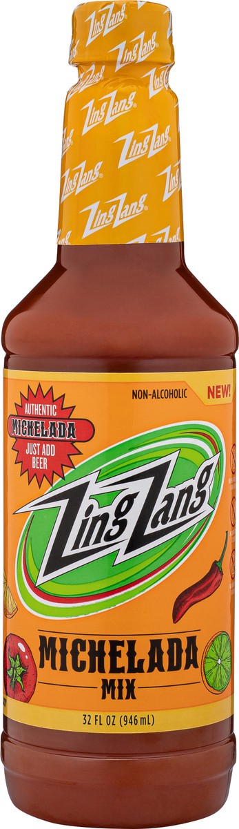 slide 9 of 13, Zing Zang Michelada Mix, Non-Alcoholic Cocktail Mixer- 32 fl oz, 32 fl oz