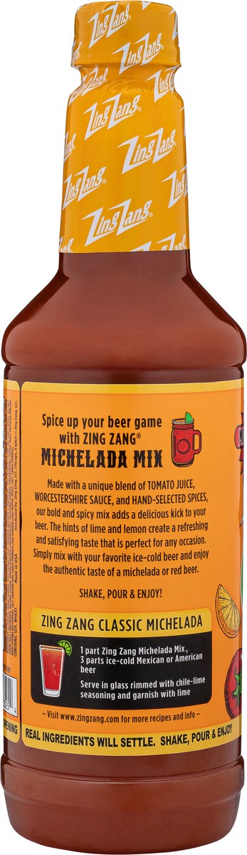 slide 8 of 13, Zing Zang Michelada Mix, Non-Alcoholic Cocktail Mixer- 32 fl oz, 32 fl oz