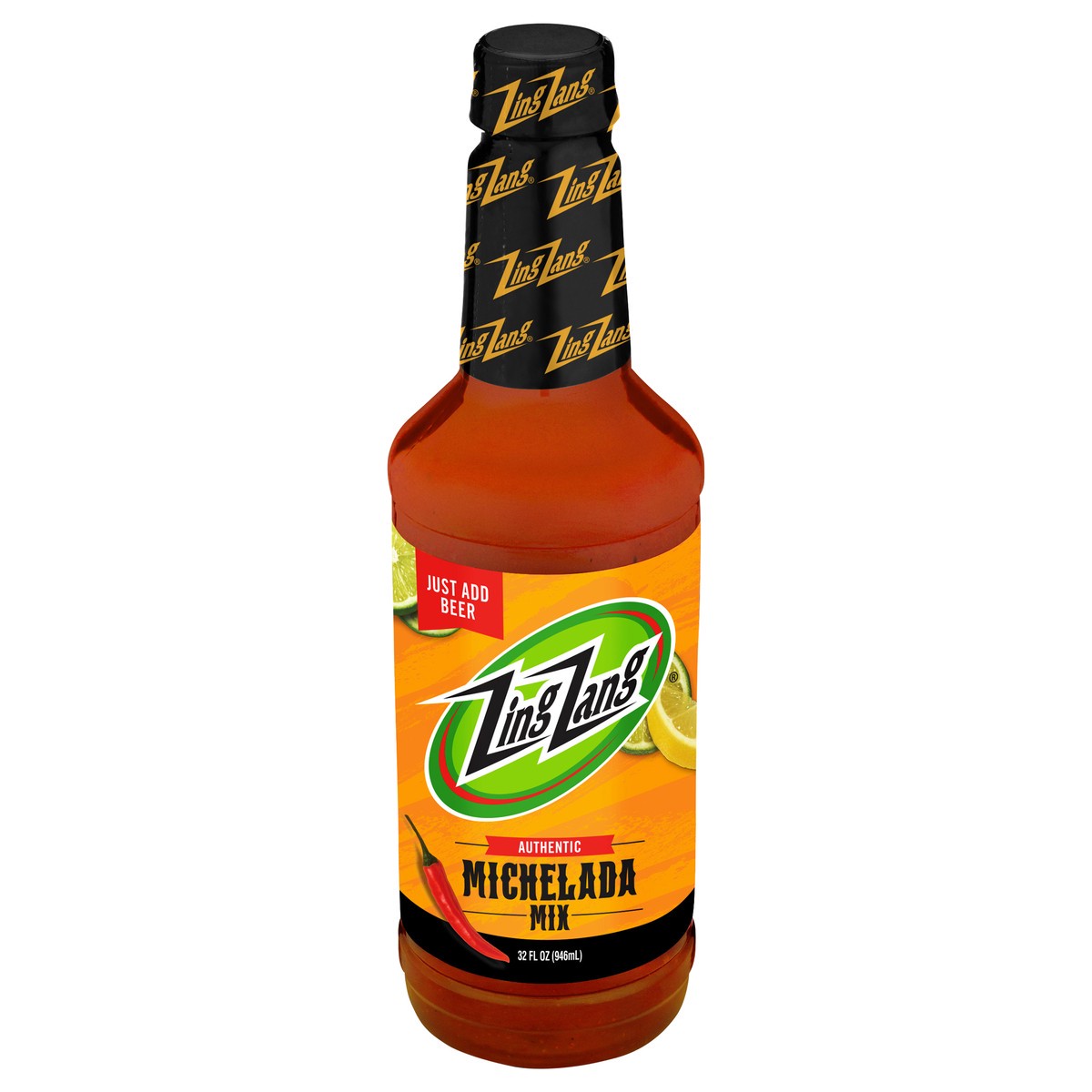 slide 1 of 13, Zing Zang Michelada Mix, Non-Alcoholic Cocktail Mixer- 32 fl oz, 32 fl oz