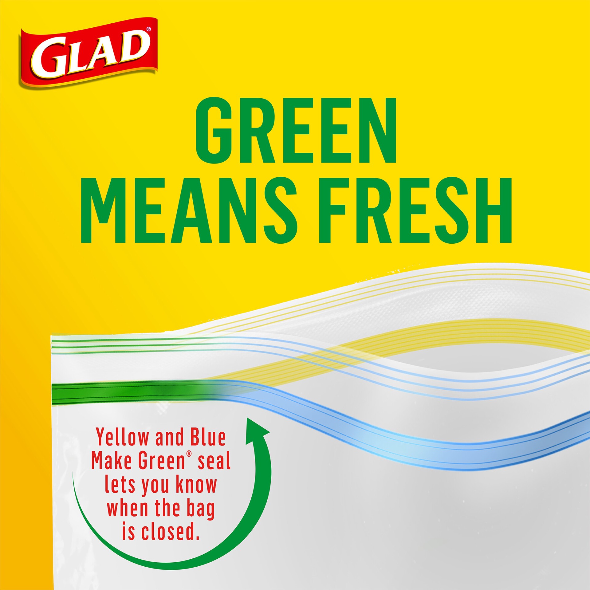 slide 3 of 5, Glad Zipper Food Storage Plastic Bags, Snack, 29 Count, 29 ct