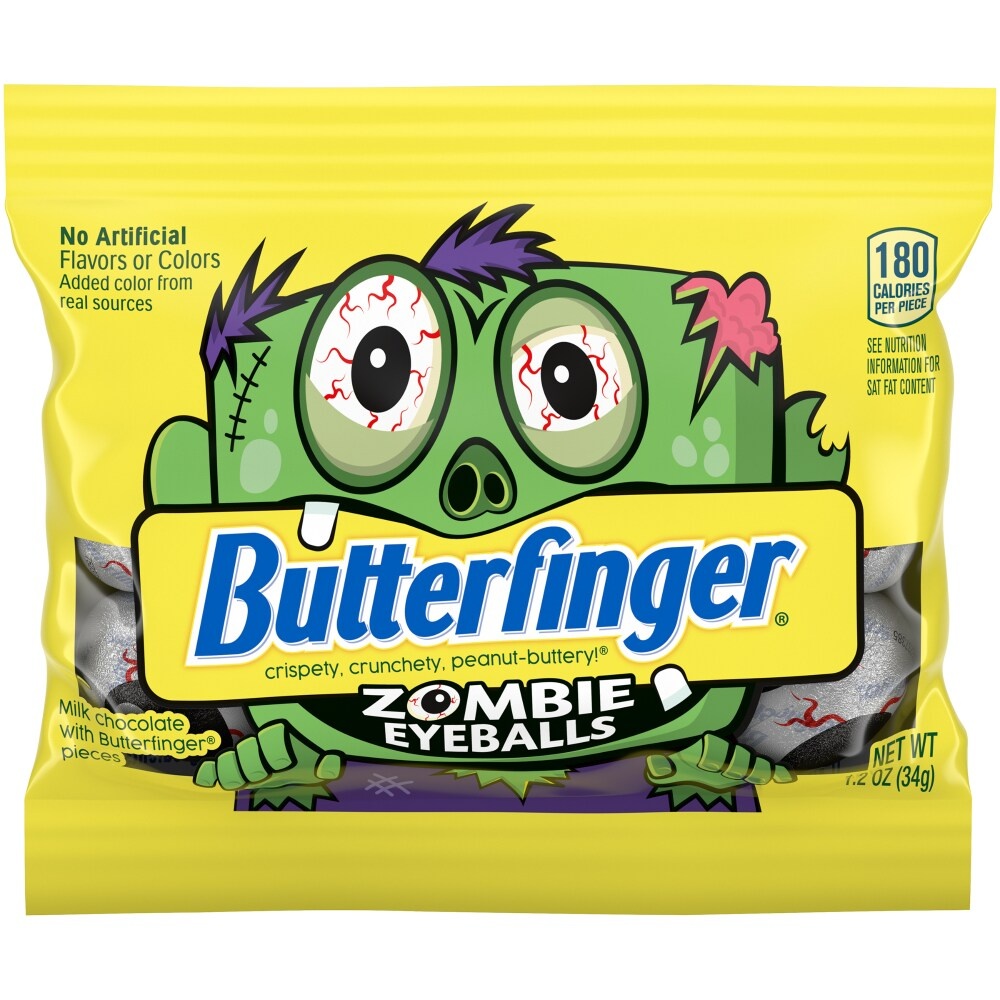 slide 1 of 1, Ferrero Rocher Butterfinger Zombie Eyeballs, 1.2 oz