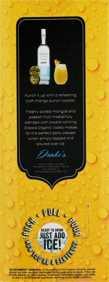 slide 4 of 12, Drake's Organic Spirits Boxtails Mango Punch Cocktails 59.2 fl oz, 59.2 fl oz