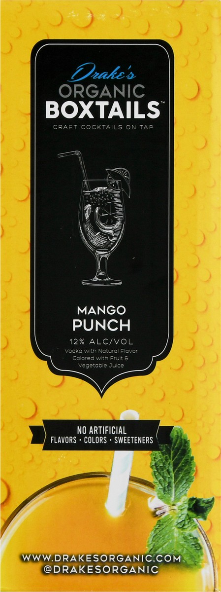 slide 12 of 12, Drake's Organic Spirits Boxtails Mango Punch Cocktails 59.2 fl oz, 59.2 fl oz
