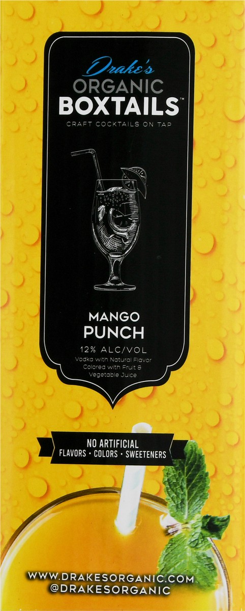 slide 3 of 12, Drake's Organic Spirits Boxtails Mango Punch Cocktails 59.2 fl oz, 59.2 fl oz