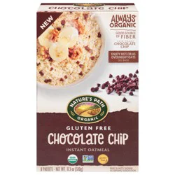 Nature's Path Organic Chocolate Chip Instant Oatmeal 8 ea