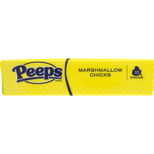 slide 17 of 18, Peeps Yellow Marshmallow Chicks, 10 ct