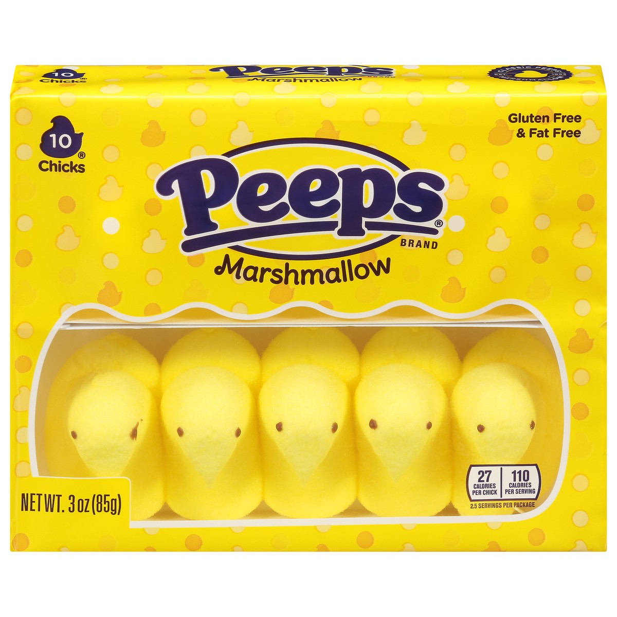 slide 1 of 1, Peeps Marshmallow 10 ea, 3 oz