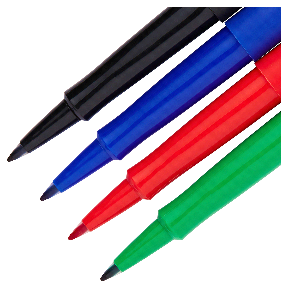 slide 2 of 4, Paper Mate Flair Felt Tip Pens, Medium Point, Business Colors, 4 ct