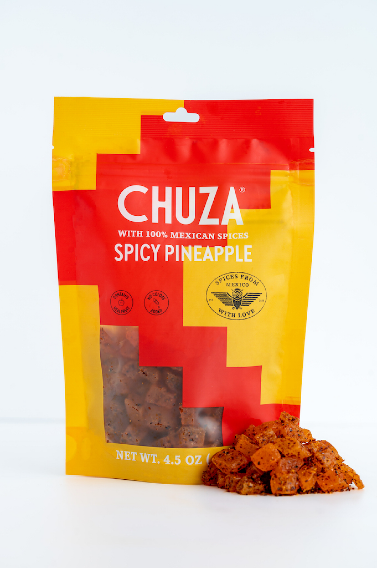 slide 1 of 4, Chuza Spicy Dry Pineapple, 4.5 oz