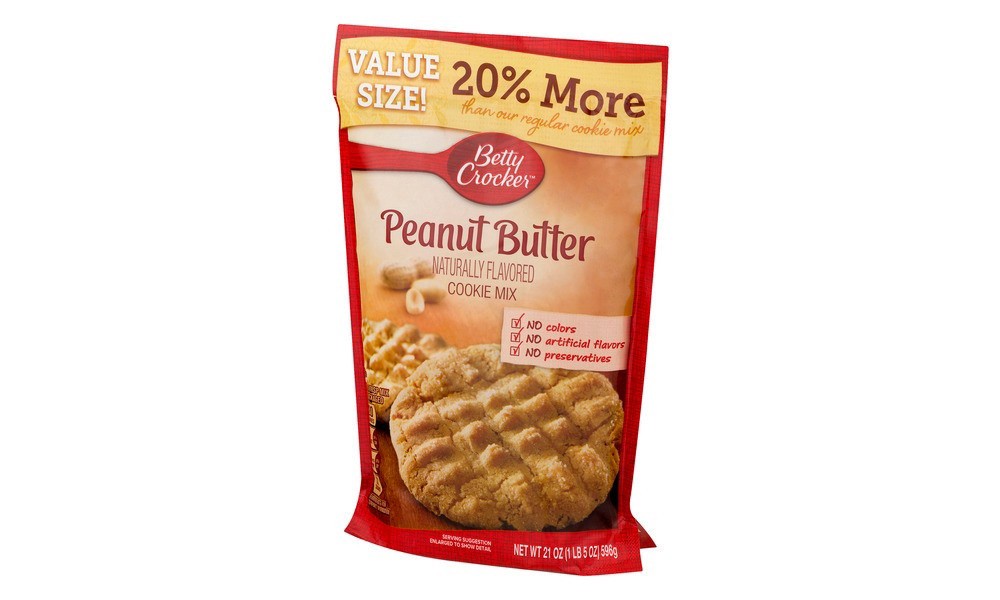 slide 2 of 3, Betty Crocker Value Size Peanut Butter Cookie Mix, 21 oz