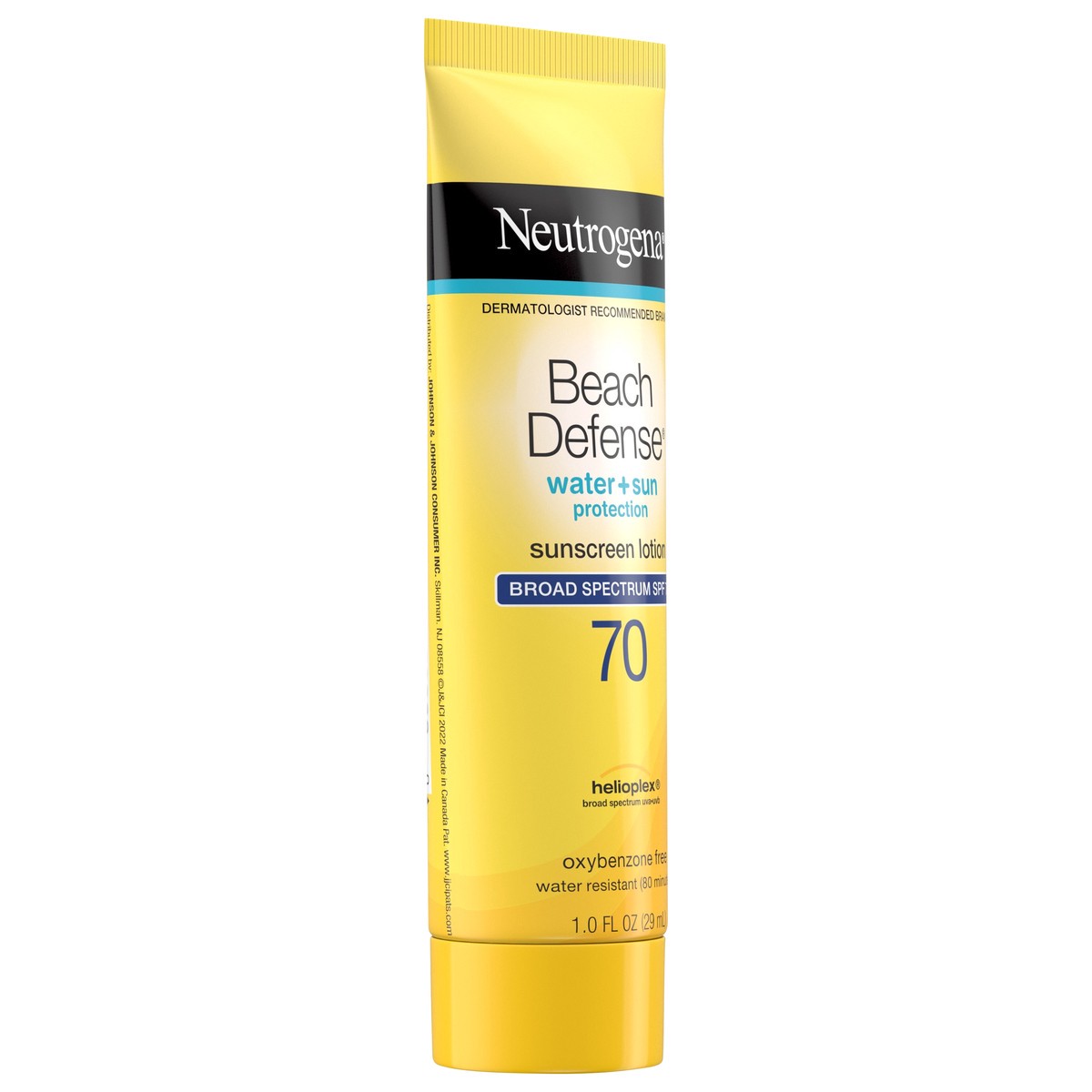 slide 11 of 12, Neutrogena Beach Defense Sunscreen Lotion Broad Spectrum SPF 70, 1 Oz, 1 fl oz