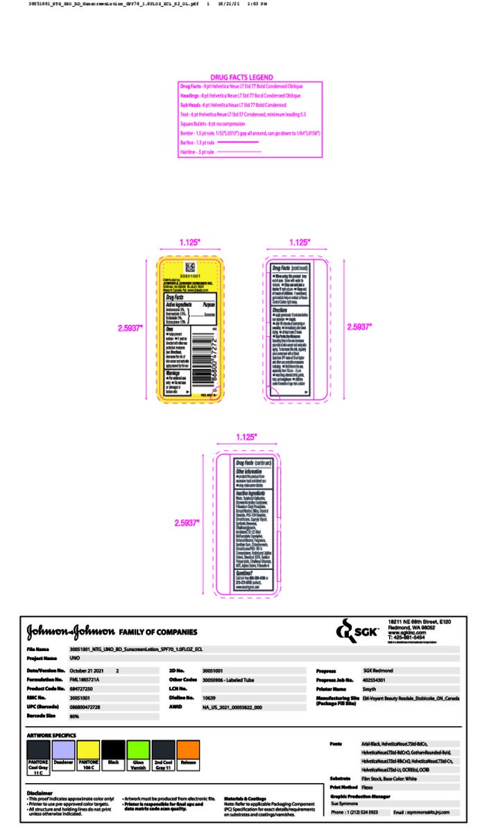 slide 7 of 12, Neutrogena Beach Defense Sunscreen Lotion Broad Spectrum SPF 70, 1 Oz, 1 fl oz