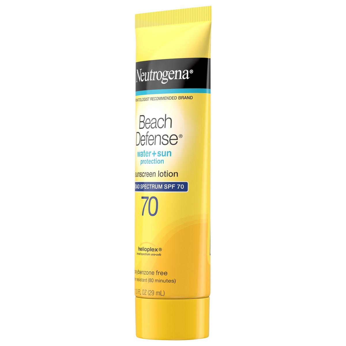 slide 9 of 12, Neutrogena Beach Defense Sunscreen Lotion Broad Spectrum SPF 70, 1 Oz, 1 fl oz
