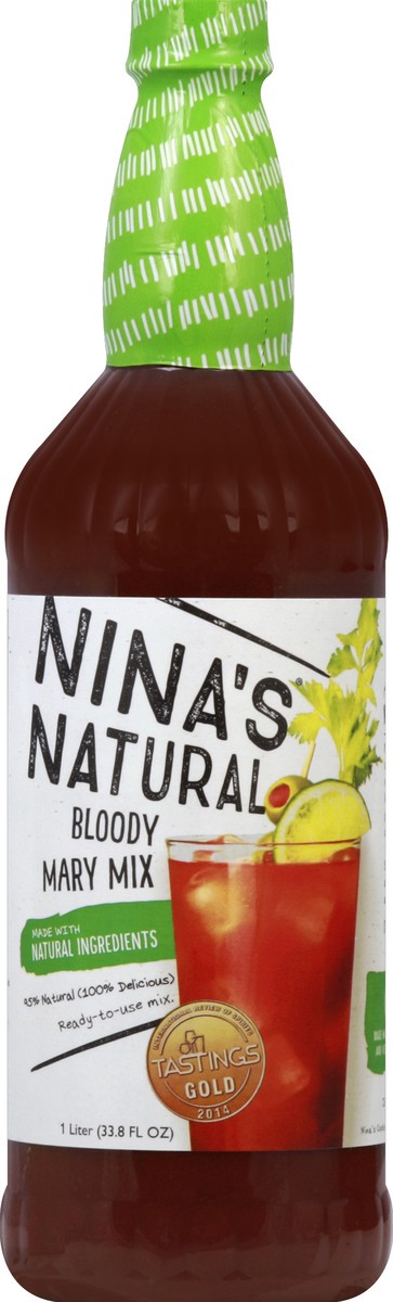 slide 2 of 2, Nina's Natural Bloody Mary Mix, 1 liter