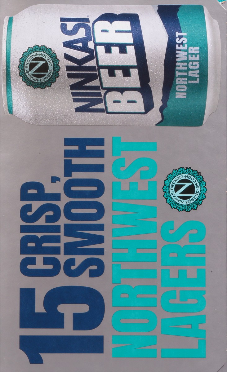 slide 8 of 10, Ninkasi Premium Lager Gold Beer 15-Pack 15 - 12 fl oz Cans, 15 ct