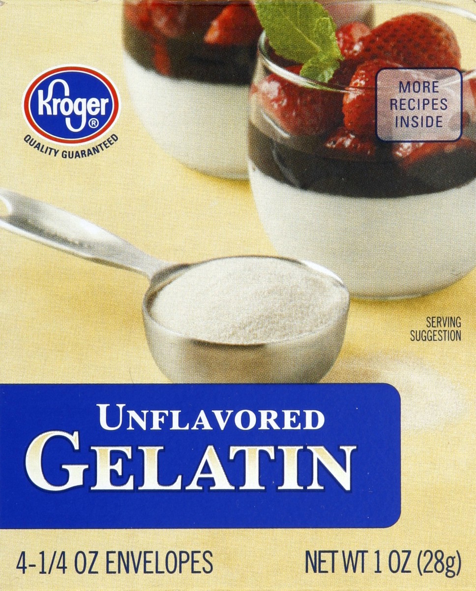 slide 2 of 4, Kroger Unflavored Gelatin Mix, 1 oz