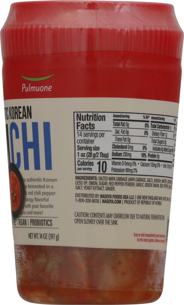 slide 6 of 12, Nasoya Mild Napa Cabbage Kimchi 14 oz, 14 oz