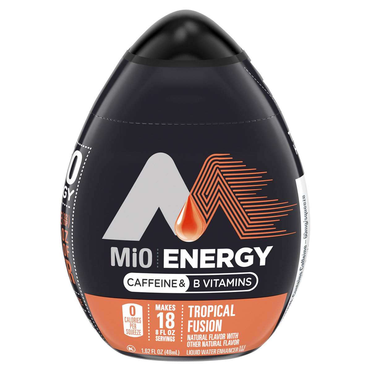 slide 1 of 1, MiO Energy Liquid Water Enhancer Tropical Fusion - 1.62 fl oz, 1.62 fl oz