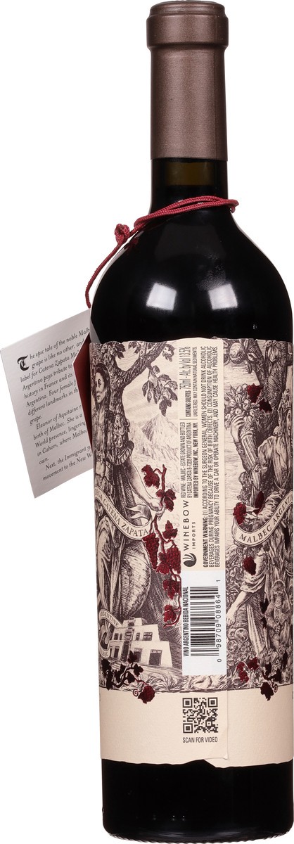 slide 3 of 9, Catena Zapata Malbec Argentino 750 ml, 750 ml