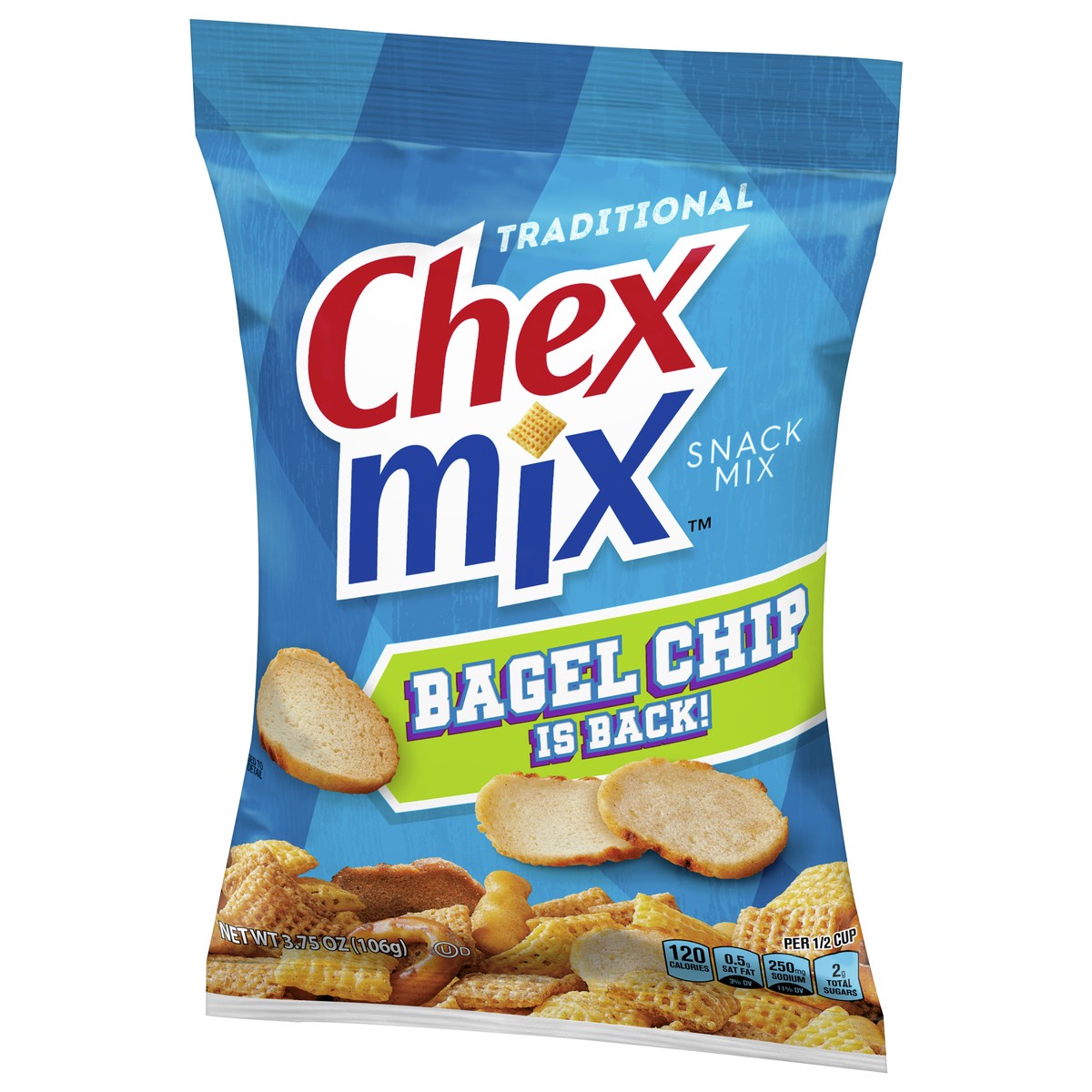 slide 9 of 9, Chex Mix Snack Party Mix, Traditional, Savory Pub Mix Snack Bag, 3.75 oz, 3.75 oz