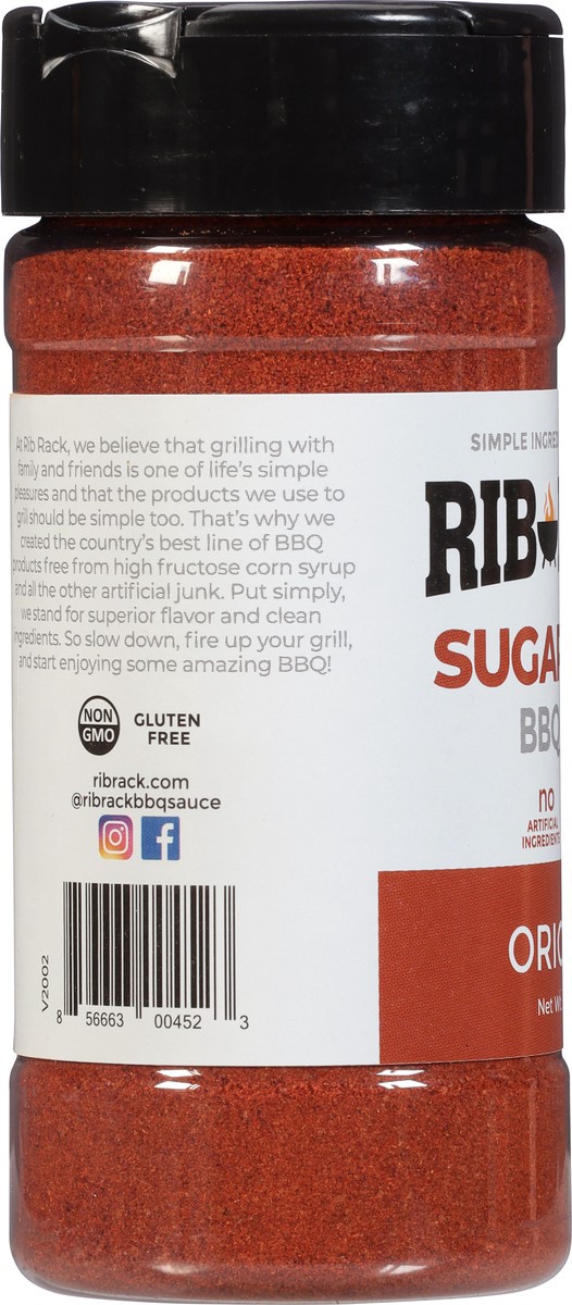 slide 3 of 9, Rib Rack Sugar Free Original BBQ Rub 5 oz, 5 oz