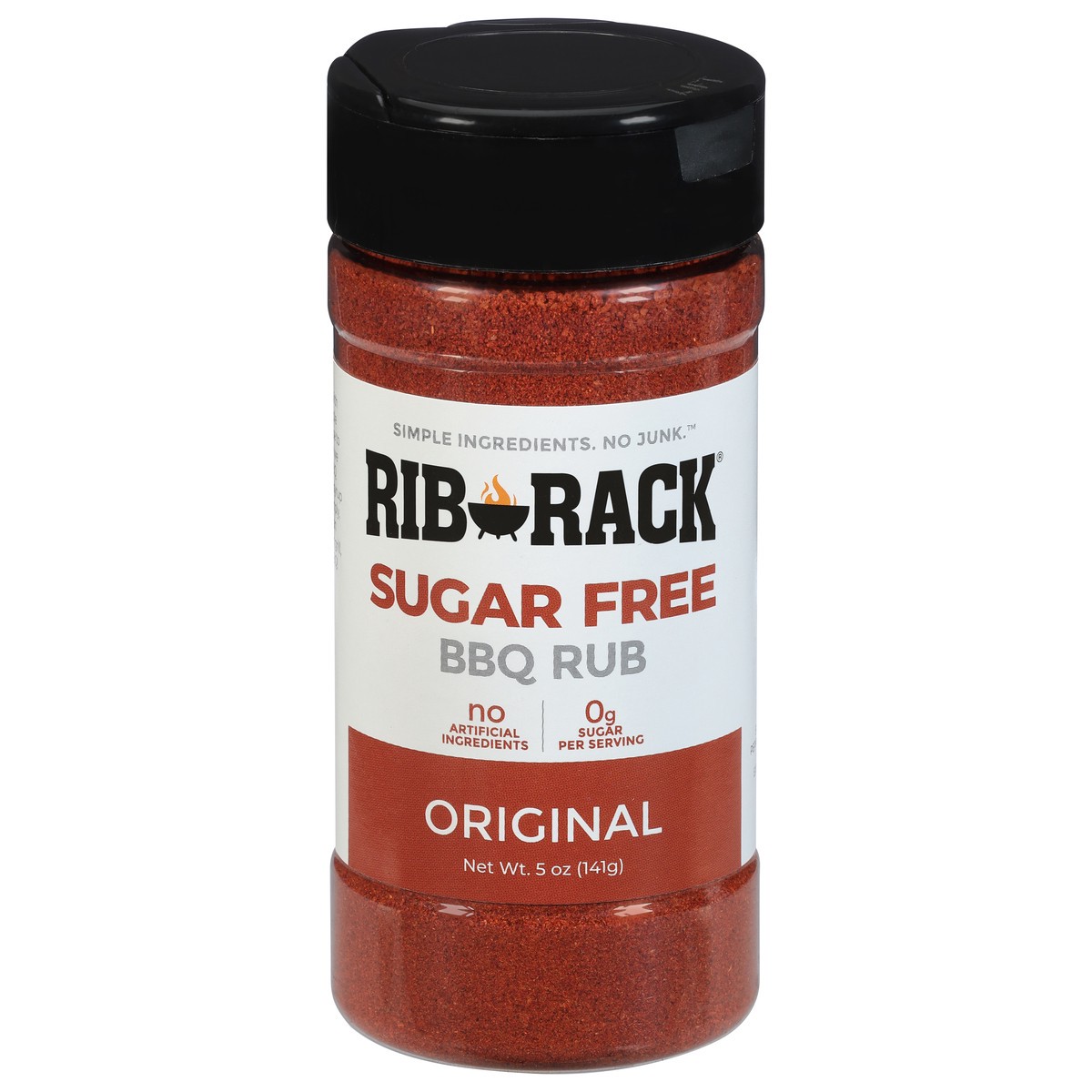 slide 1 of 9, Rib Rack Sugar Free Original BBQ Rub 5 oz, 5 oz