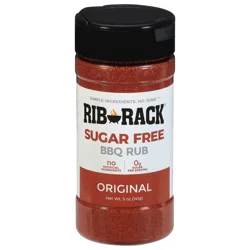 Rib Rack Sugar Free Original BBQ Rub 5 oz