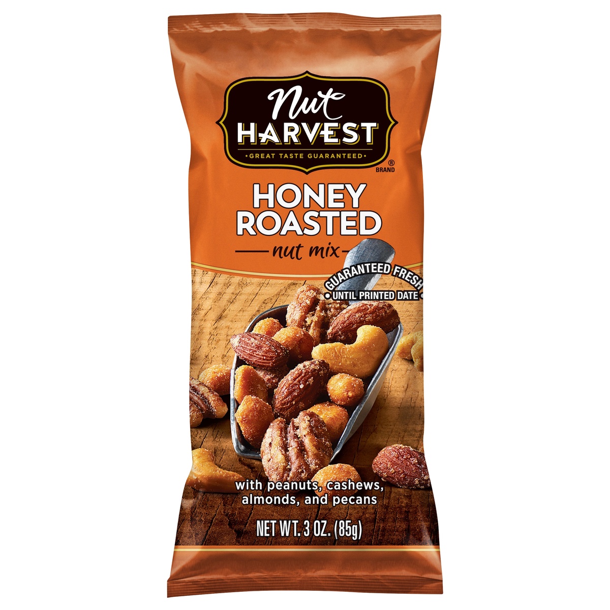 slide 1 of 3, Nut Harvest Honey Roasted Nut Mix 3 oz, 3 oz