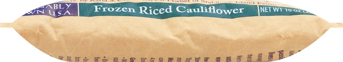 slide 6 of 12, Stahlbush Island Farms Riced Frozen Cauliflower 10 oz, 10 oz