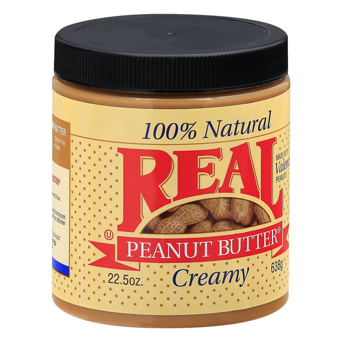 slide 2 of 13, Real Peanut Butter Creamy 100% Natural Peanut Butter 22.5 ea, 22.50 ct