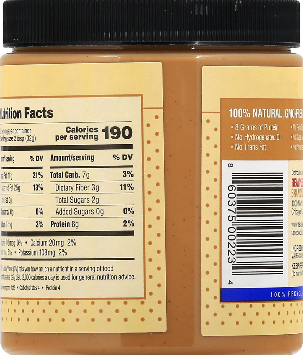 slide 5 of 13, Real Peanut Butter Creamy 100% Natural Peanut Butter 22.5 ea, 22.50 ct