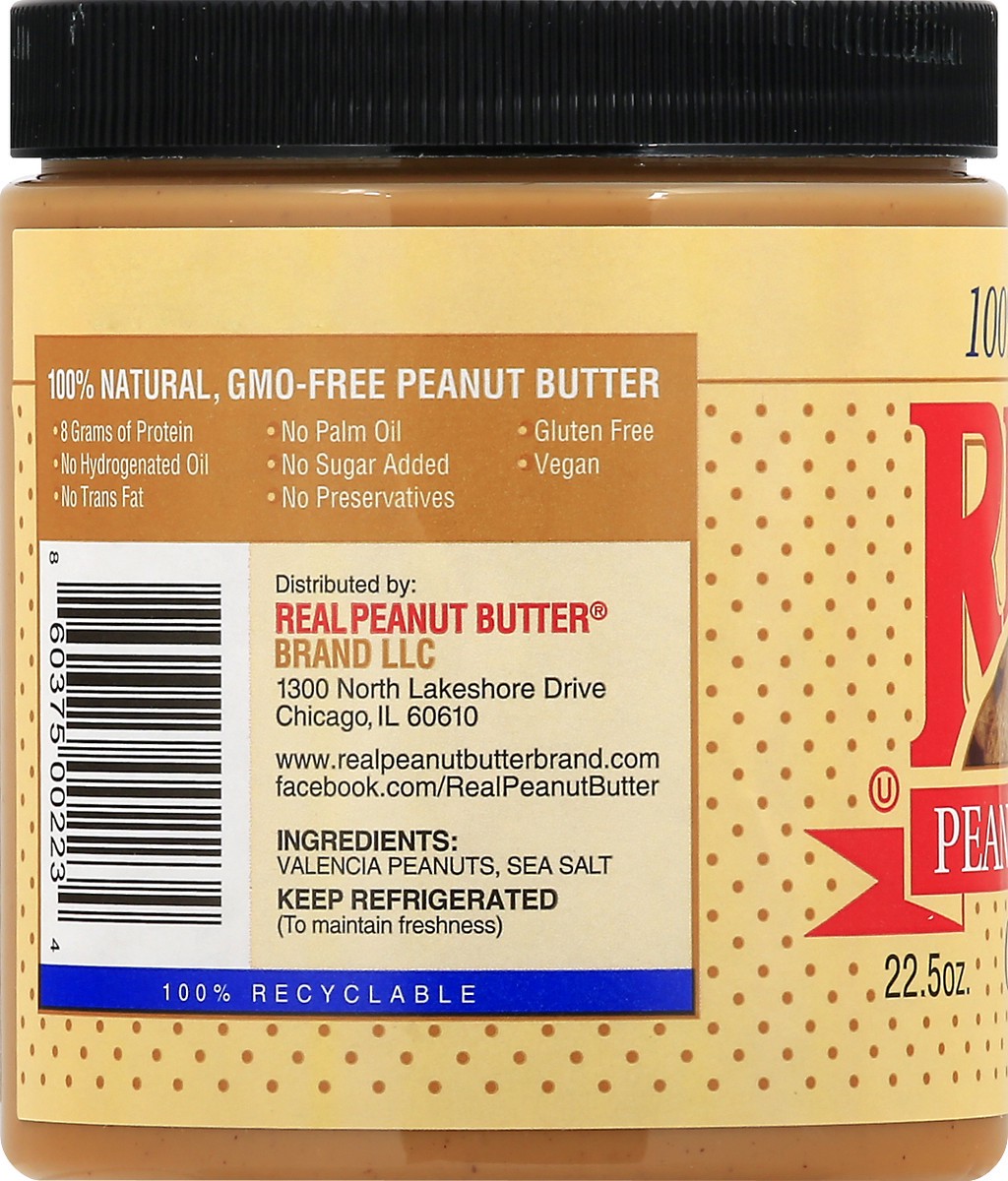 slide 6 of 13, Real Peanut Butter Creamy 100% Natural Peanut Butter 22.5 ea, 22.50 ct