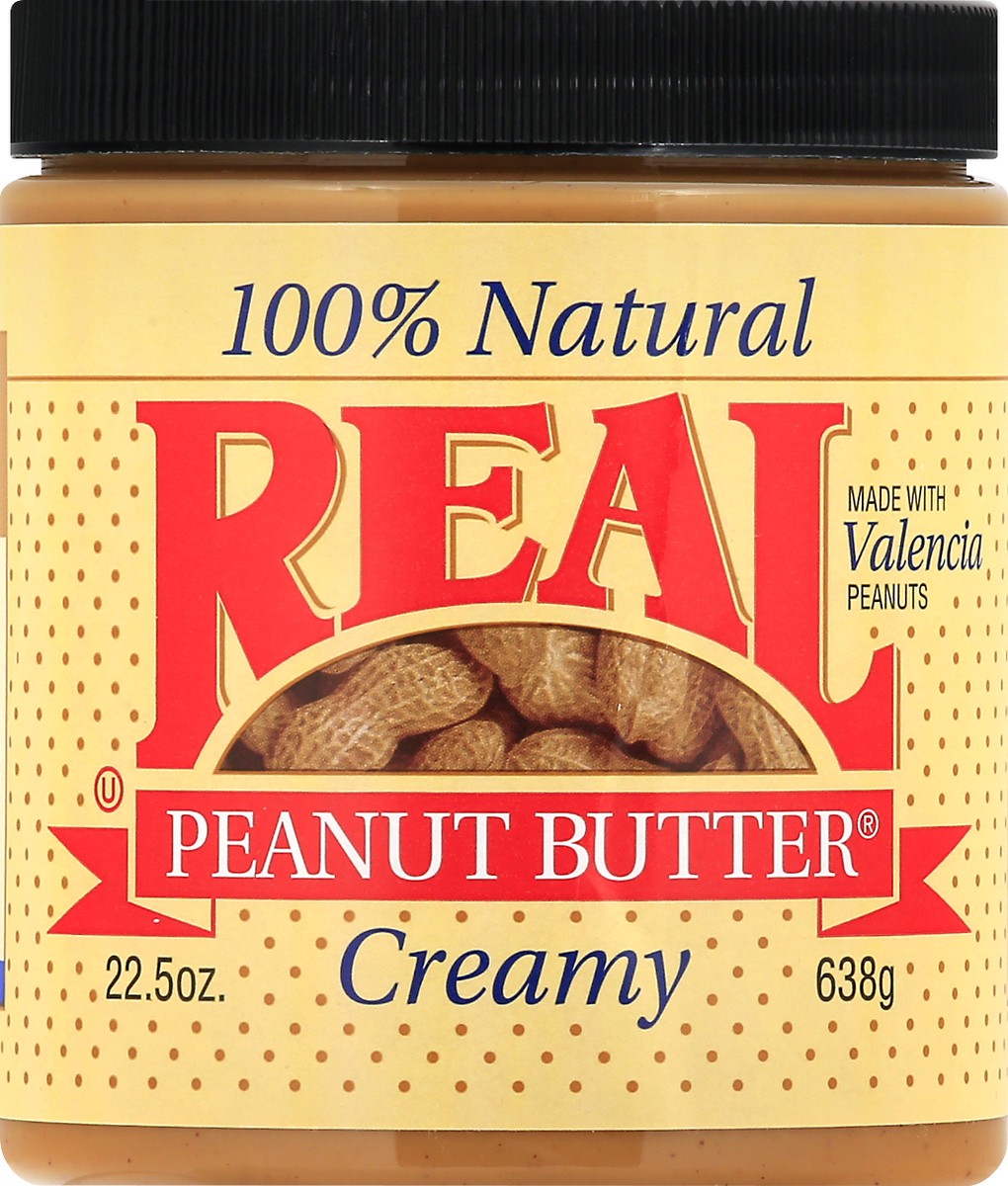 slide 8 of 13, Real Peanut Butter Creamy 100% Natural Peanut Butter 22.5 ea, 22.50 ct