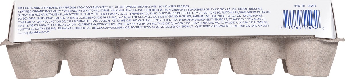 slide 7 of 9, Eggland's Best Pasture Raised Organic Large Brown Eggs, 12 count, 12 ct