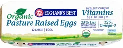 Eggland's Best Pasture Raised Organic Large Brown Eggs, 12 count