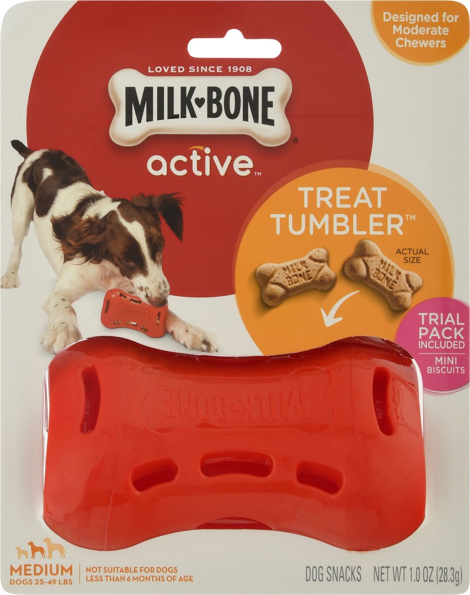 slide 11 of 11, Milk-Bone Active Medium (Dogs 25-49 lbs) Dog Snacks 1 oz, 1 ct