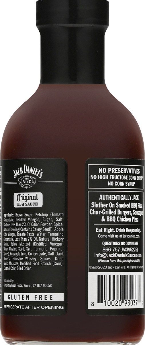 slide 11 of 13, Jack Daniel's Original BBQ Sauce 19.5 oz, 20 oz