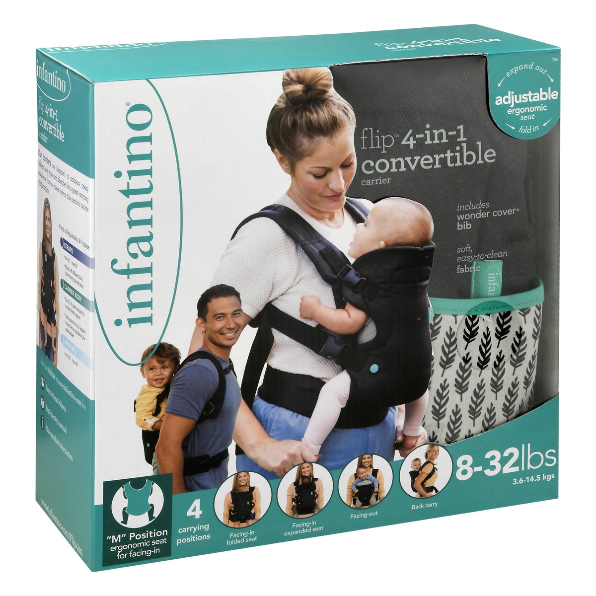 slide 2 of 9, Infantino Flip 4-In-1 Convertible Carrier 1 ea, 1 ct
