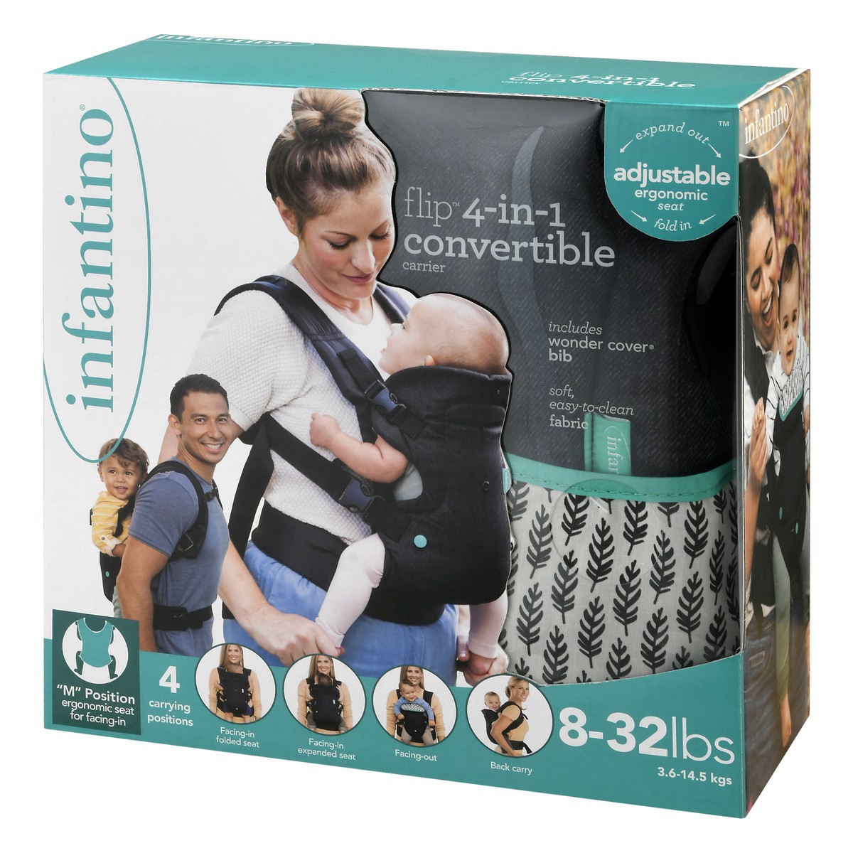 slide 7 of 9, Infantino Flip 4-In-1 Convertible Carrier 1 ea, 1 ct