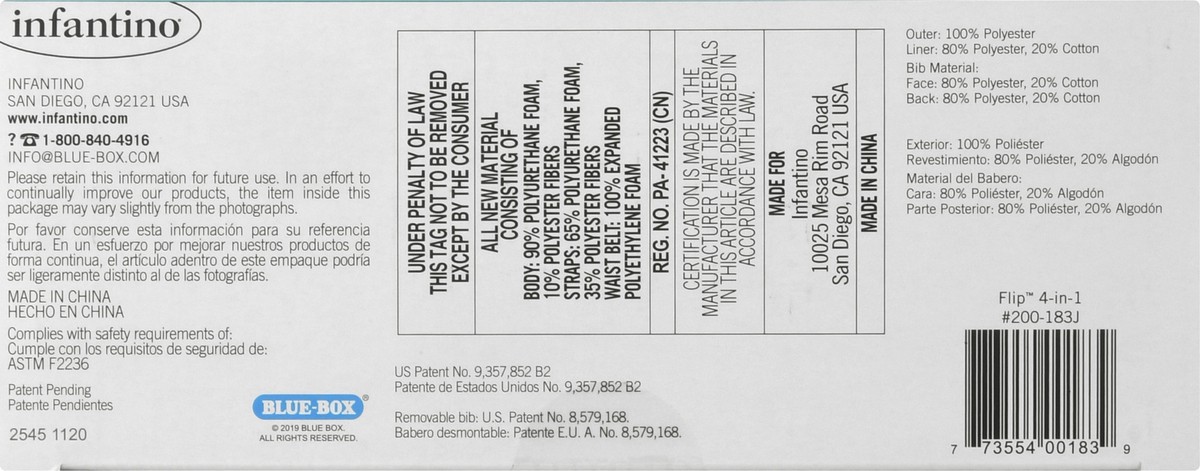 slide 3 of 9, Infantino Flip 4-In-1 Convertible Carrier 1 ea, 1 ct